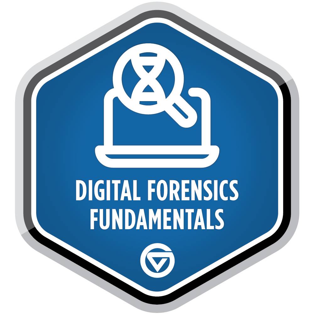 Digital Forensics Fundamentals graduate badge.
